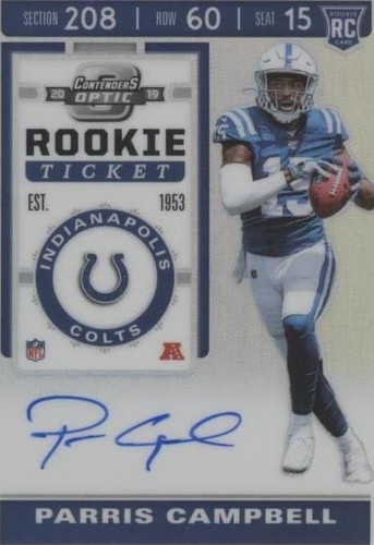 2019 Panini Contenders Optic Parris Campbell #134