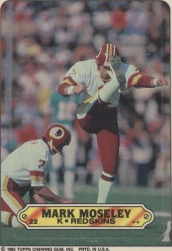 1983 Topps Mark Moseley #22