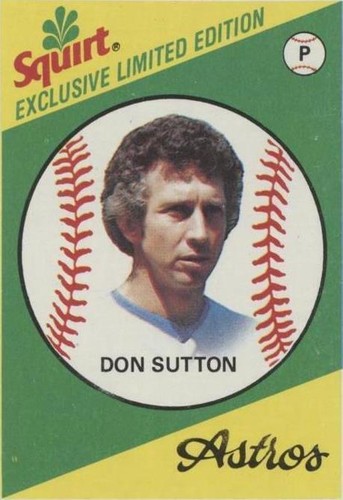 1981 Topps Squirt Exclusive Limited Edition - Don Sutton #16