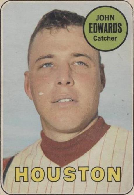1969 O-Pee-Chee - Johnny Edwards #186