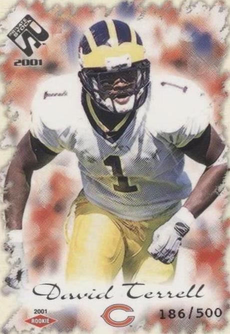 2001 Pacific Private Stock David Terrell #116