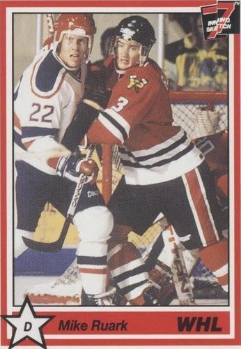 1990-91 7th Inning Sketch WHL - Mike Ruark #311