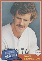 1981 O-Pee-Chee - Dave Stapleton #81