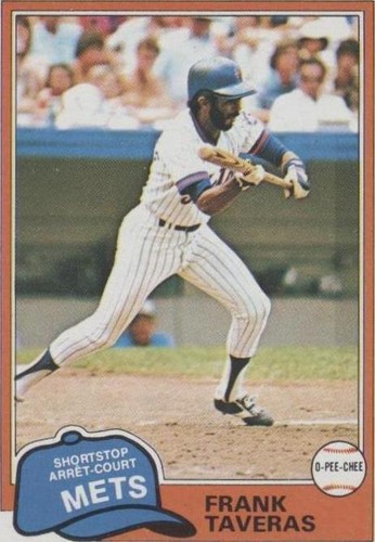 1981 O-Pee-Chee - Frank Taveras #343