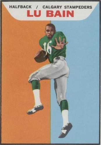 1965 Topps CFL Lu Bain #17