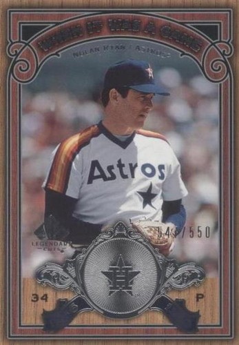 2006 SP Legendary Cuts - Nolan Ryan #WG-NR