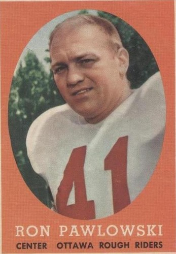1958 Topps CFL Ron Pawlowski #6