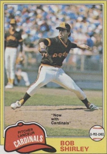 1981 O-Pee-Chee - Bob Shirley #49