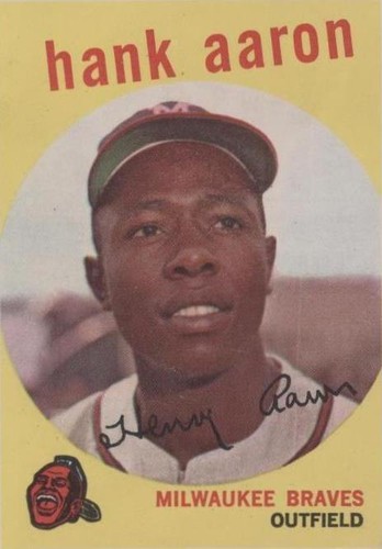 1959 Topps - Hank Aaron #380