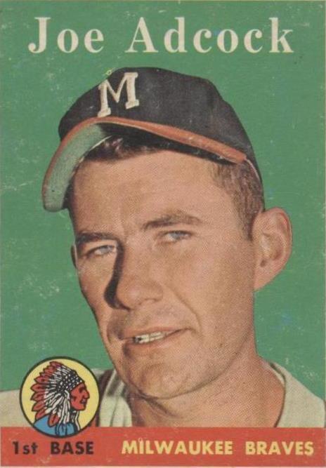 1958 Topps - Joe Adcock #325