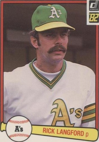 1982 Donruss - Rick Langford #161