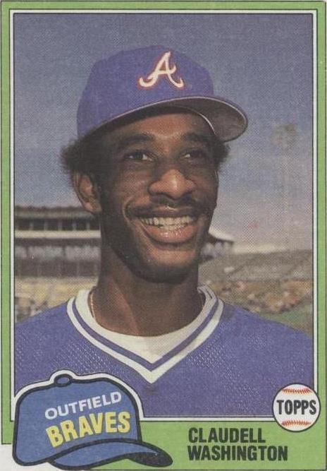 1981 Topps Traded - Claudell Washington #854