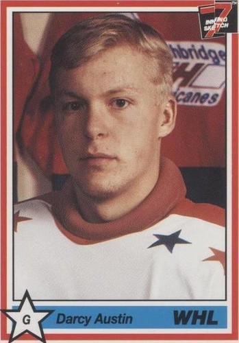 1990-91 7th Inning Sketch WHL - Darcy Austin #121