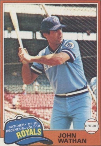 1981 O-Pee-Chee - John Wathan #157