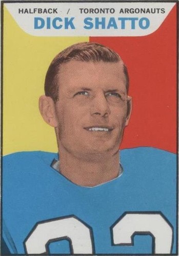 1965 Topps CFL Dick Shatto #114