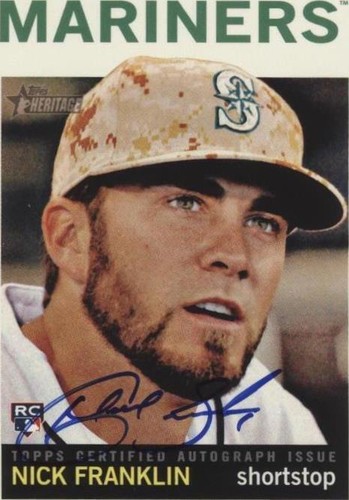 2013 Topps Heritage - Nick Franklin #ROA-NF