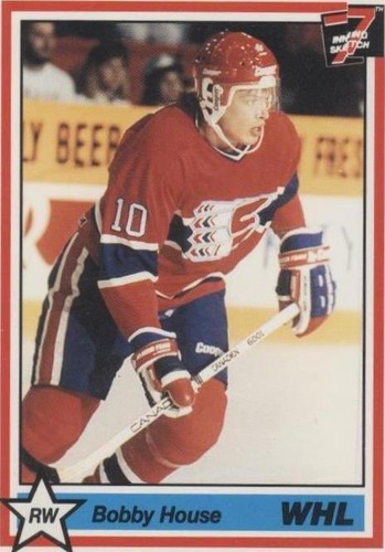 1990-91 7th Inning Sketch WHL - Bobby House #190