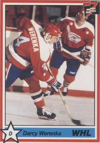 1990-91 7th Inning Sketch WHL - Darcy Werenka #122