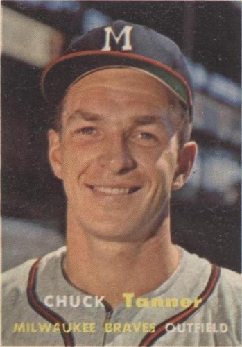 1957 Topps - Chuck Tanner #392