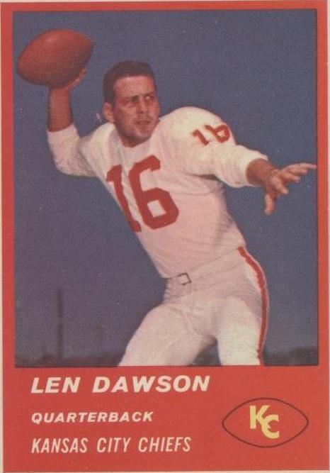 1963 Fleer Len Dawson #47