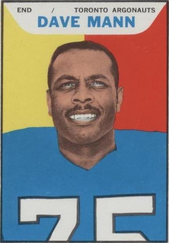 1965 Topps CFL Dave Mann #107