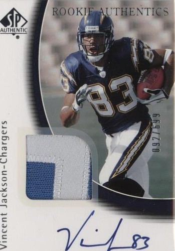 2005 SP Authentic Vincent Jackson #234
