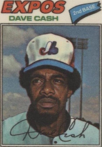 1977 Topps Baseball Patches Cloth Stickers - Dave Cash #12