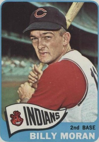 1965 Topps Billy Moran High Number Cleveland Indians #562 VG