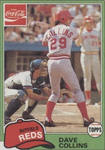 1981 Topps Coca-Cola Team Sets - Dave Collins #2