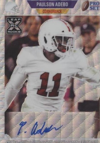 2021 Leaf Pro Set Metal Paulson Adebo #PA-PA1