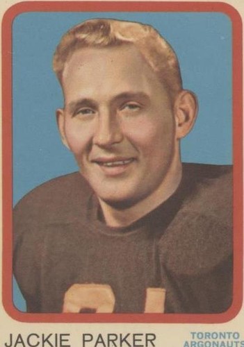 1963 Topps CFL Jackie Parker #68