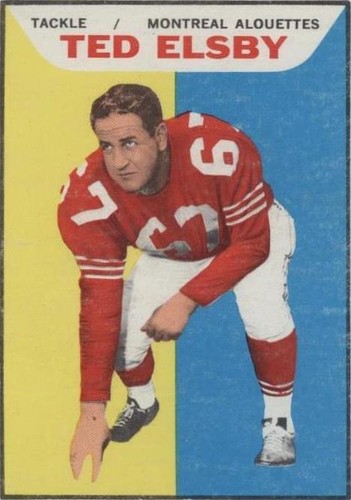 1965 Topps CFL Red Elsby #65