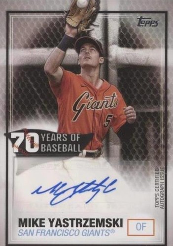 2021 Topps - Mike Yastrzemski #70YA-MY