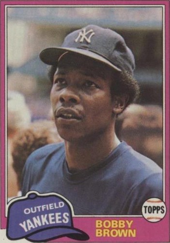 1981 Topps - Bobby Brown #418