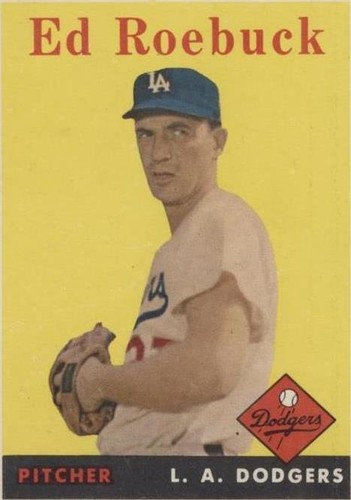 1958 Topps #435 Ed Roebuck G/VG X3305594 | eBay