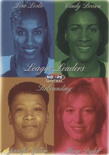 1999 WNBA Hoops Skybox - Lisa Leslie/Jennifer Gillom/Margo Dydek/Cindy Brown #8