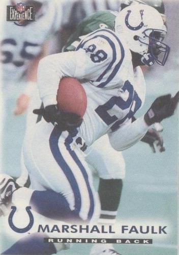 1997 Score Board NFL Experience Marshall Faulk #66