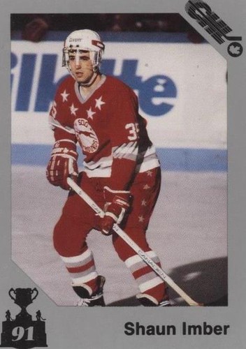 1990-91 7th Inning Sketch CHL Memorial Cup - Shaun Imber #19