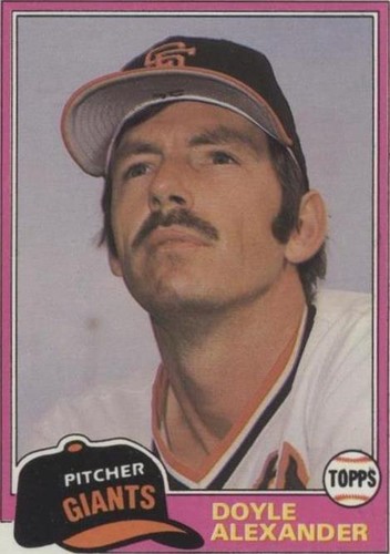 1981 Topps Traded - Doyle Alexander #728