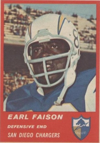 1963 Fleer Earl Faison #77
