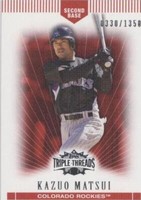 2007 Topps Triple Threads - Kazuo Matsui #17
