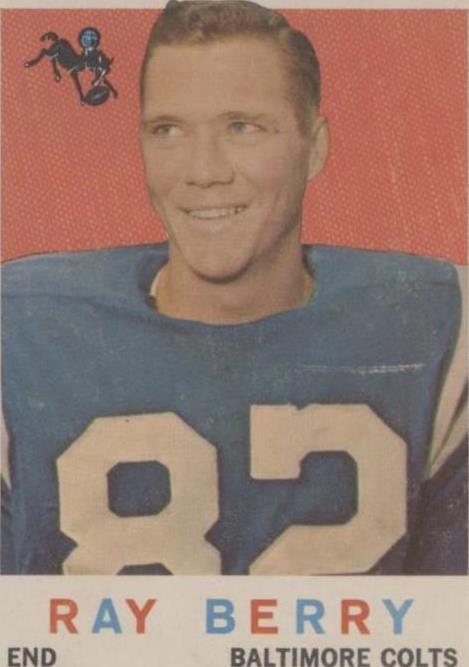 1959 Topps Raymond Berry #55