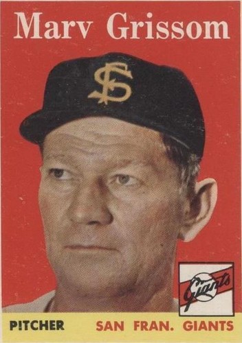 1958 Topps - Marv Grissom #399