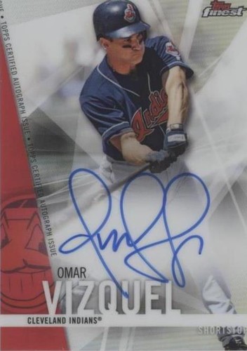 2017 Topps Finest - Omar Vizquel #FA-OV
