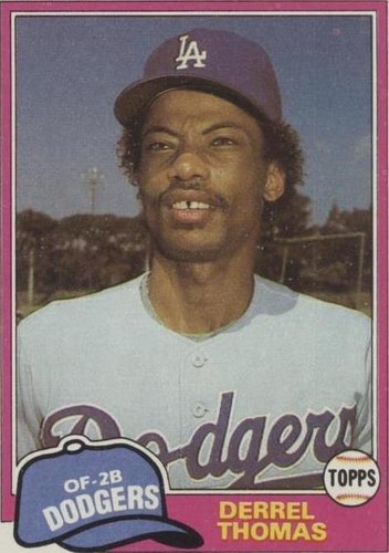 1981 Topps - Derrel Thomas #211