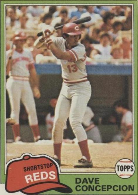 1981 年 Topps - Dave Concepcion #375