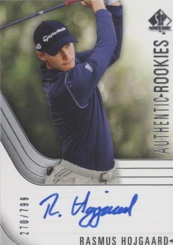 2021 SP Authentic - Rasmus Hojgaard #80