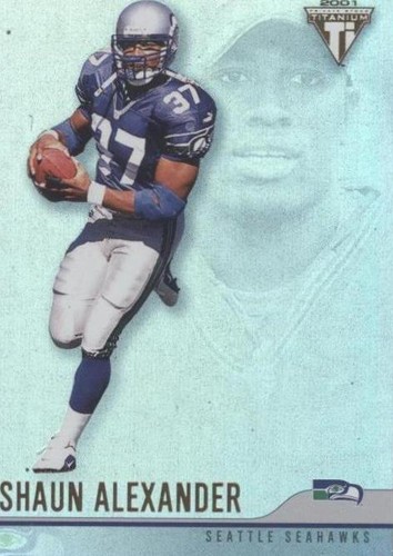 2001 Pacific Private Stock Titanium Shaun Alexander #125