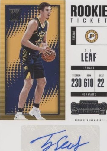 2017-18 Panini Contenders - T.J. Leaf #ST-TJL
