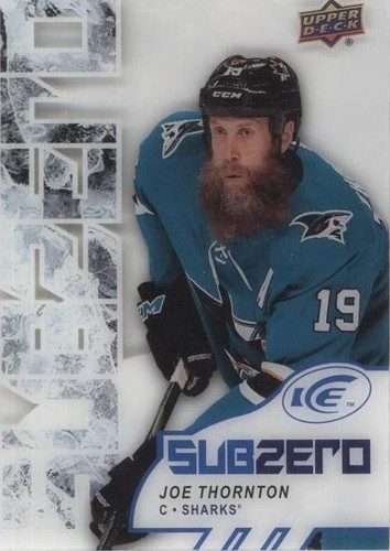 2017-18 Upper Deck Ice - Joe Thornton #SZ-22
